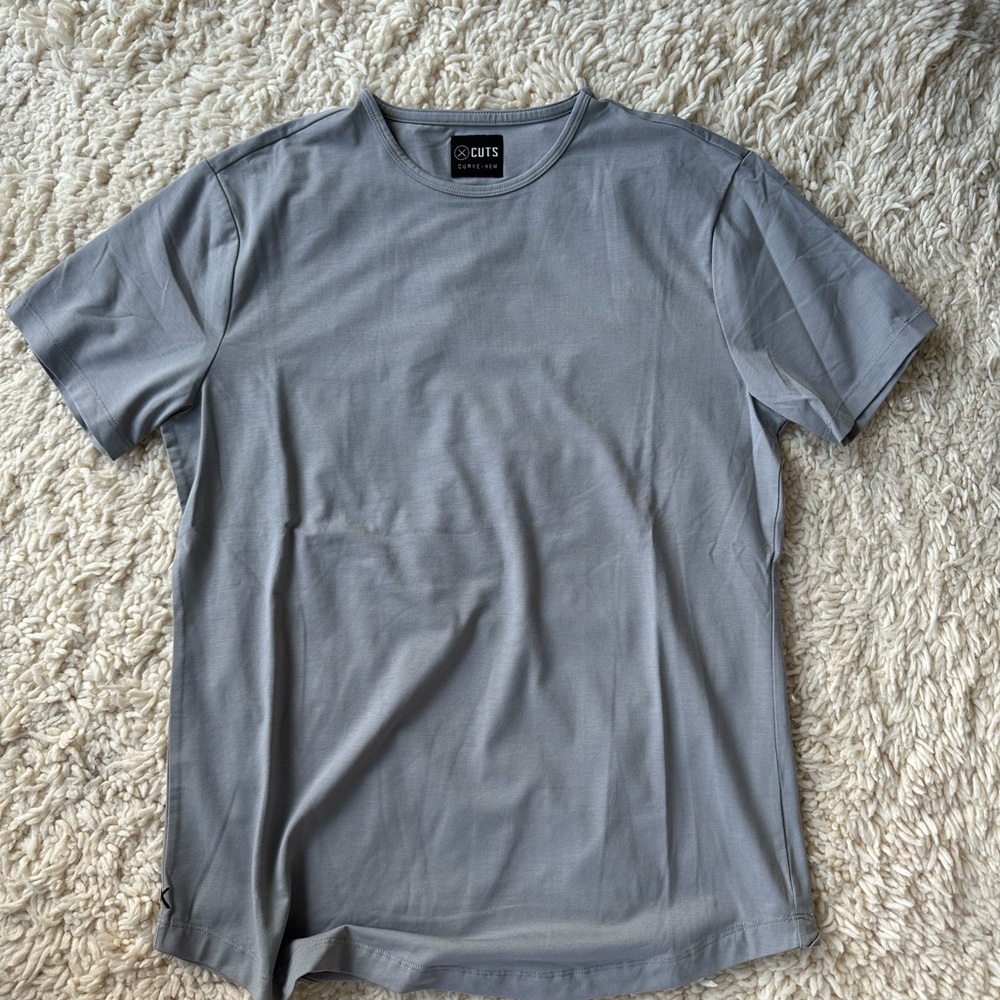 Cuts Clothing Light Gray Short Sleeve Tee